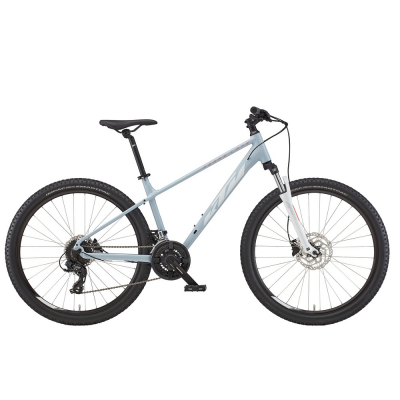 Горный велосипед KTM PENNY LANE 272 27.5" рама XS/32, голубой (бело-коралловый), 2022