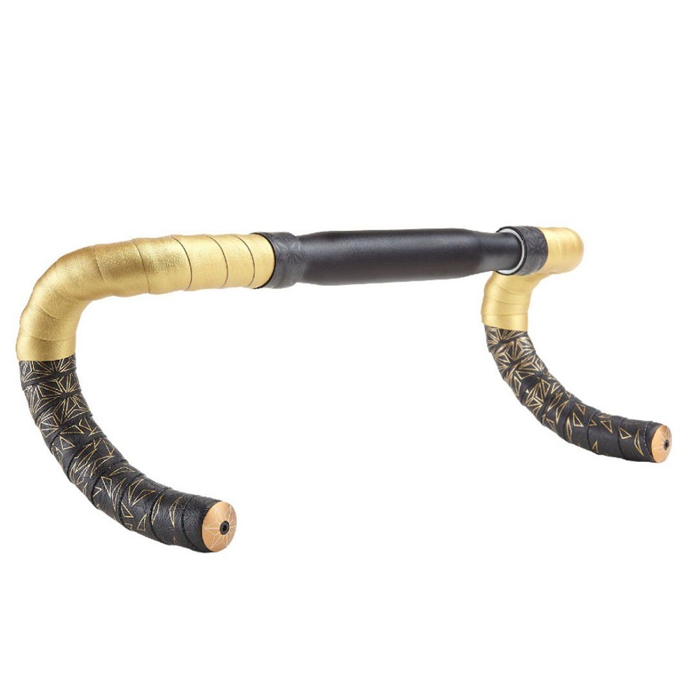 Обмотка руля Supacaz Super Sticky Kush Star Fade Золотой металлик с черным