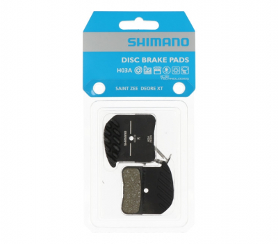 Гальмівні колодки SHIMANO H03A+радіатор, полімер/resin