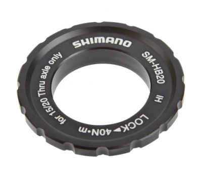 Стопорне кільце SHIMANO LOCK RING, SM-HB20, вісь 12/15/20мм THRU AXLE (OEM)