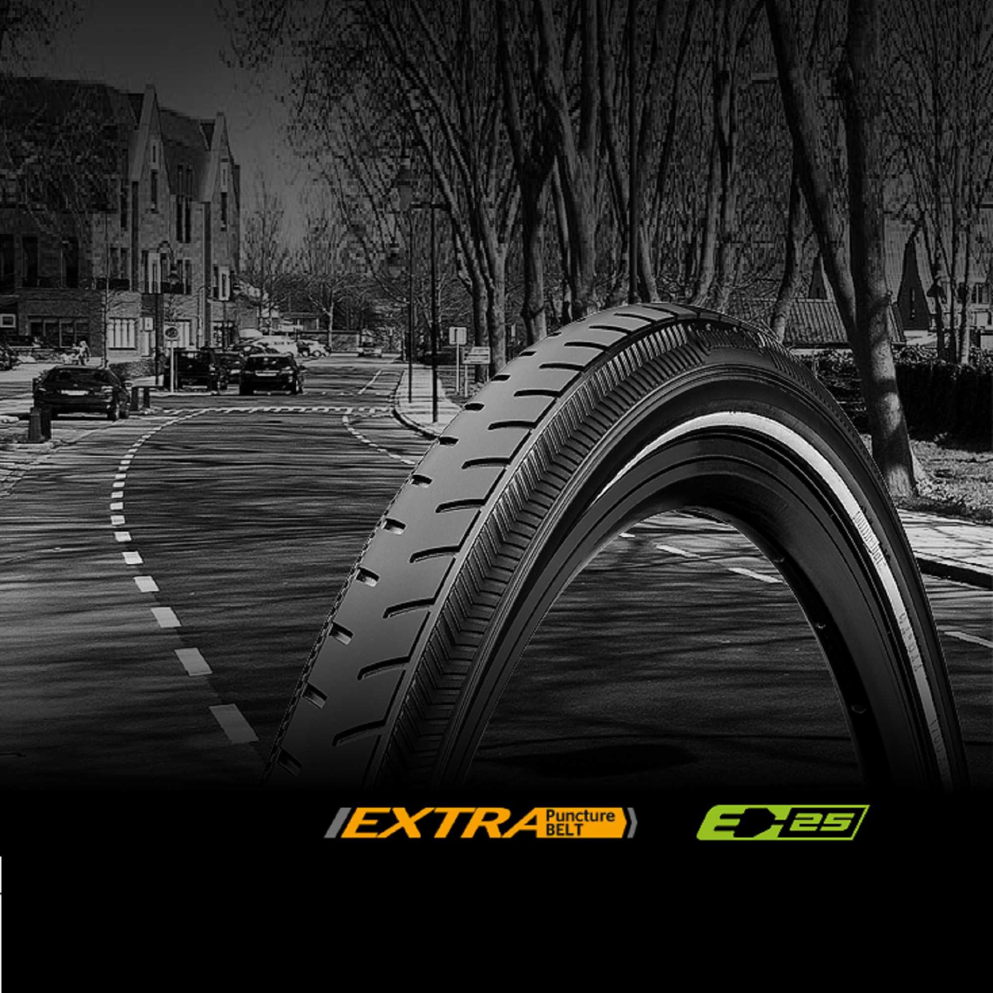 Покрышка Continental Ride Classic 28" (700), Black Reflex