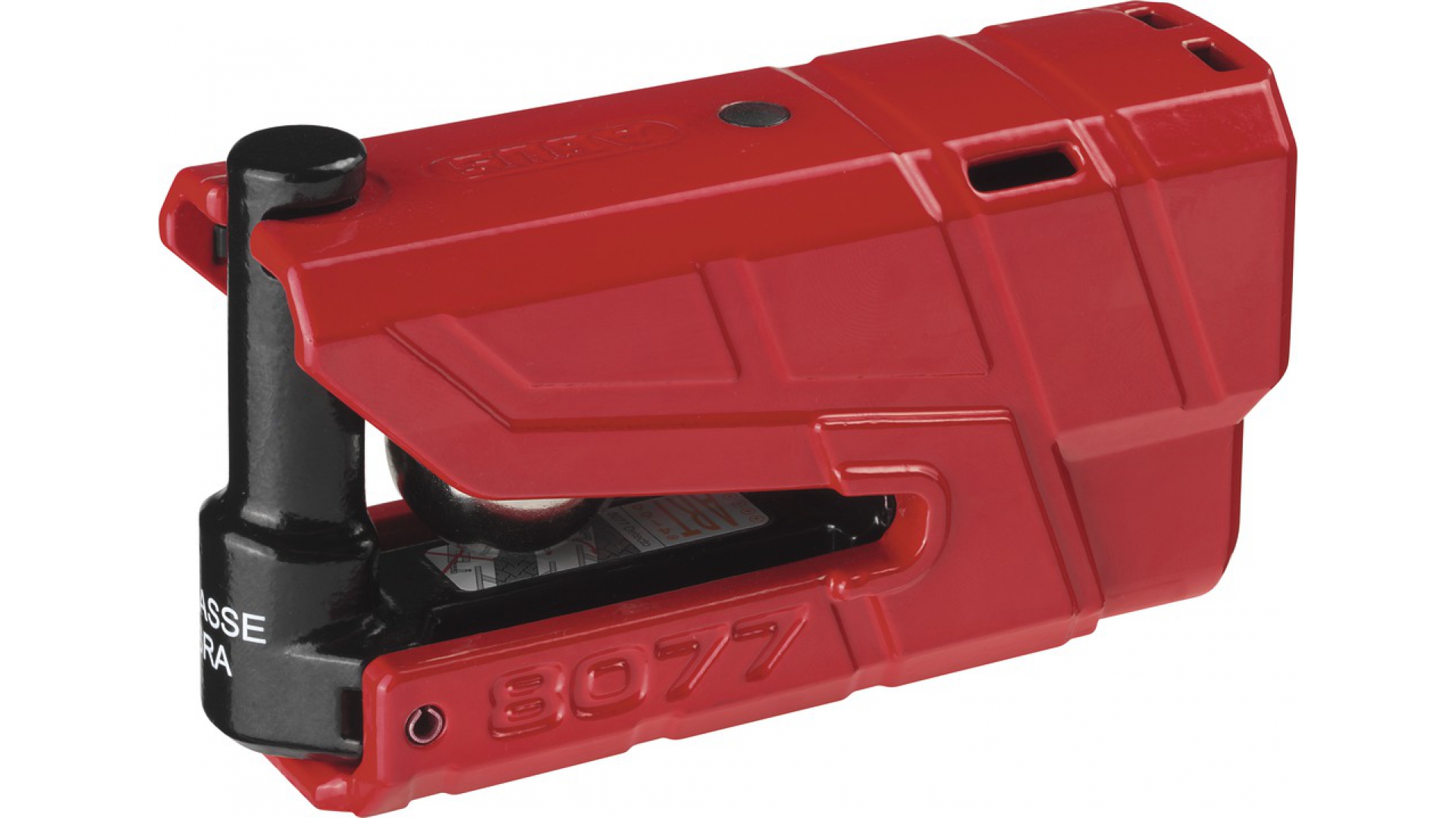 Мотозамок на диск ABUS 8077 Granit Detecto X-Plus, Red