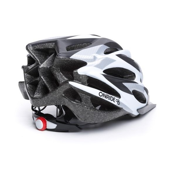 Велошлем Onride Grip Матовий Белый/Черный/Серый