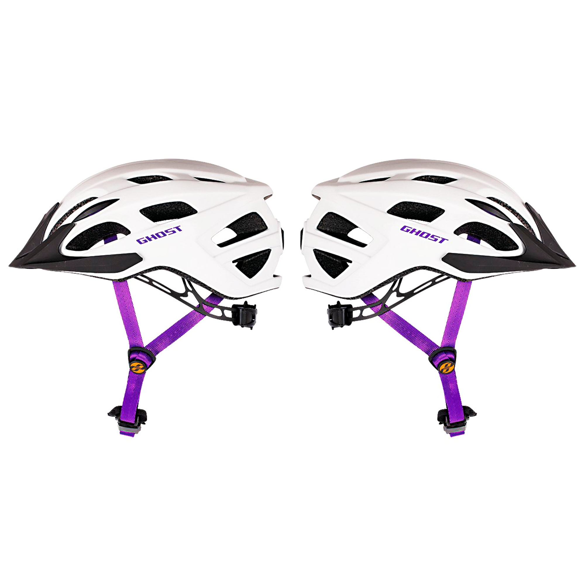 Велошлем Ghost Classic Бело-черный