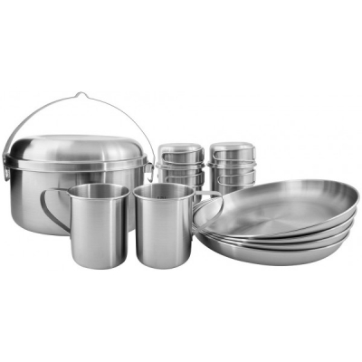 Набор посуды Tatonka Picnic Set IV Silver , Silver