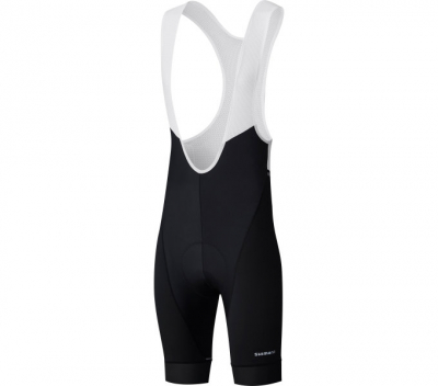 Велошорты Shimano Breakaway с лямками, Черный