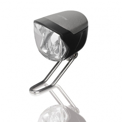 Велофара XLC LED 70Lux Dynamo, Черный