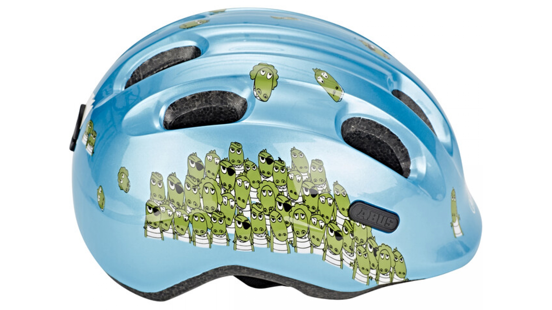 Велошлем детский ABUS Smiley 2.0 Blue Croco