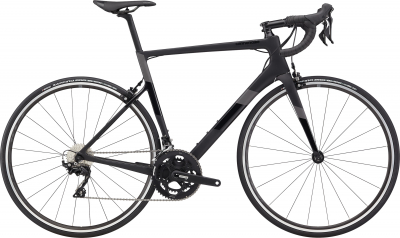 Шоссейный велосипед 28" Cannondale SUPERSIX Carbon 105 рама - 58см 2021 BBQ, чёрный