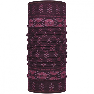 Шарф-труба Buff Lightweight Merino Wool, Frieze Deep Purple