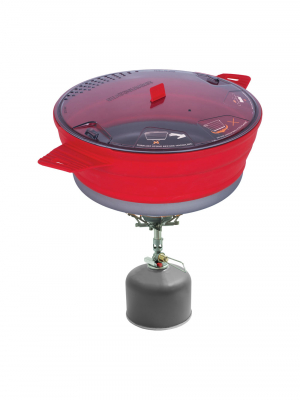 Кастрюля складная с алюминиевым дном X-Pot Red, 4000 мл от Sea to Summit