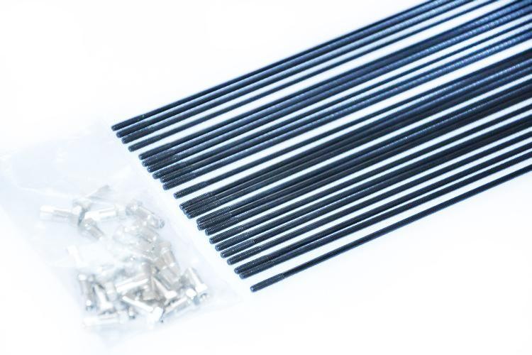 Комплект спиц Campagnolo для колес Khamsin (27 шт) передние, Black