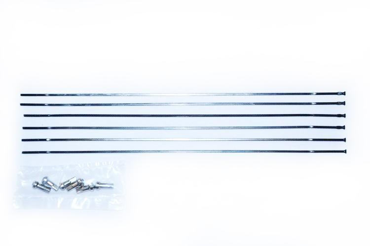 Комплект спиц Fulcrum Red Wind (6 шт), передние+задние, Черный