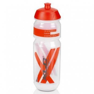 Велофляга XLC WB-K03, 750 мл, Прозрачно-красный