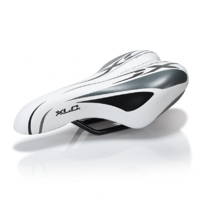 Седло подростковое XLC SA-C01, 245x150 мм, Бело-серый