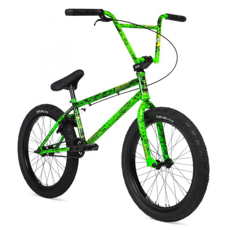 Велосипед BMX Stolen Creature 20" Toxic Green Splatte 2020