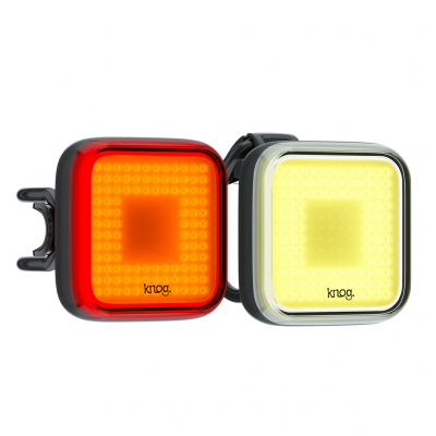 Комплект мигалок Knog Blinder Square Twinpack 200/100 Lumens