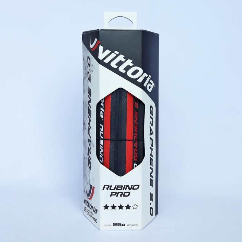 Покрышка Vittoria Rubino Pro IV 28" (700C) Foldable, Black-Red-Black