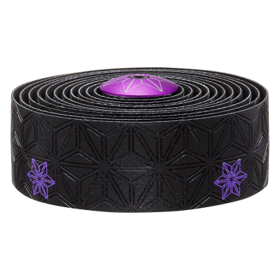 Обмотка руля Supacaz Super Sticky Kush Galaxy с фиолетовым паттерном Supacaz