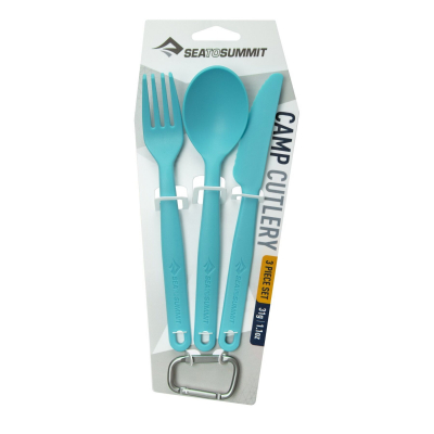 Набор ложка, вилка, нож Camp Cutlery Set, Pacific Blue, р. от Sea to Summit