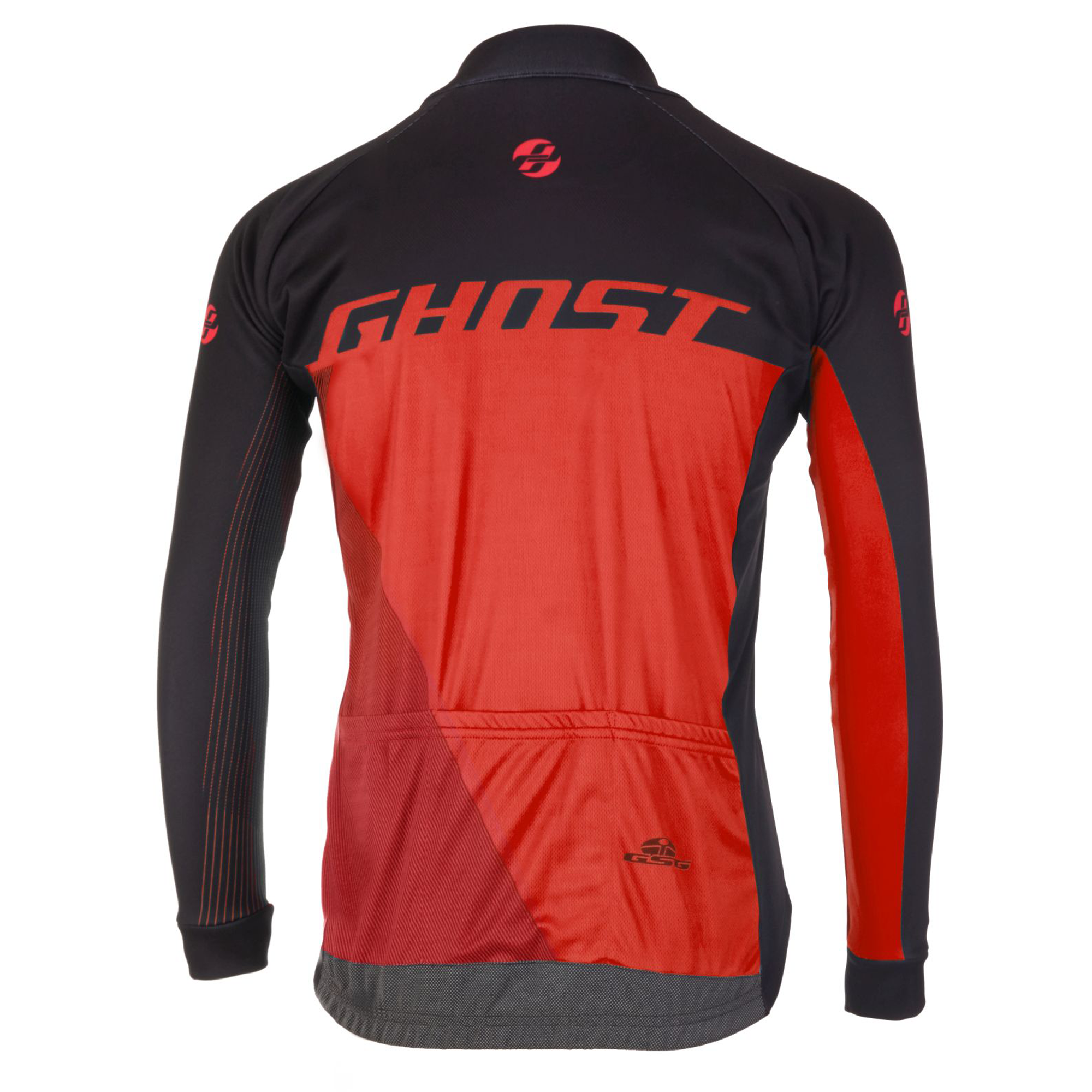 Велоджерси Ghost Performance Evo Long, Черно-красный