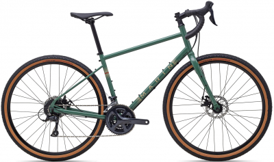 Гравийный велосипед 28" Marin FOUR CORNERS рама - XL 2021 Gloss Green/Tan