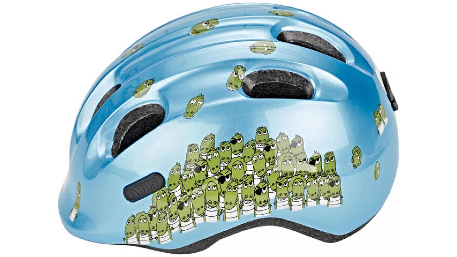 Велошлем детский ABUS Smiley 2.0 Blue Croco