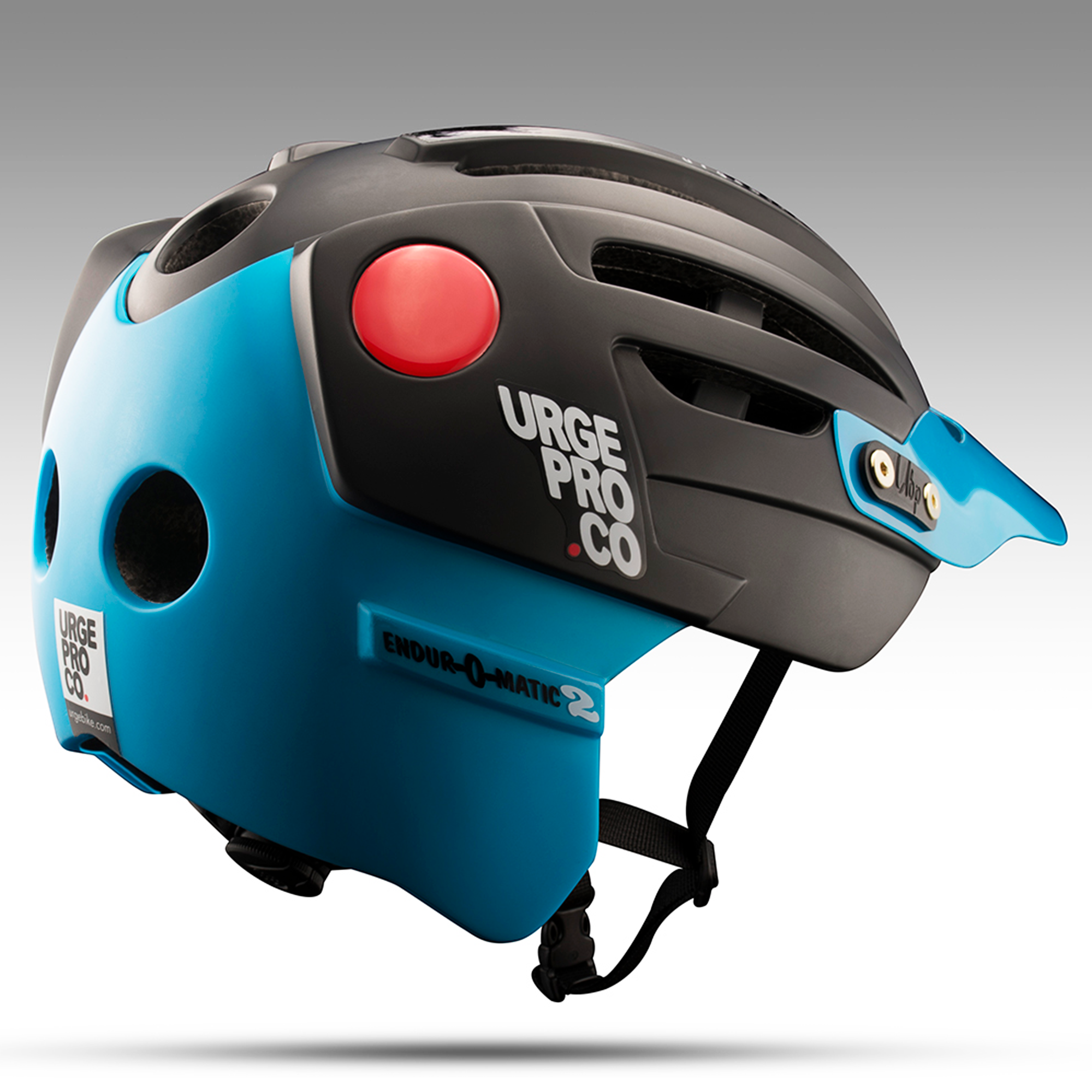 Велошлем Urge Endur-O-Matic 2 Черно-голубой