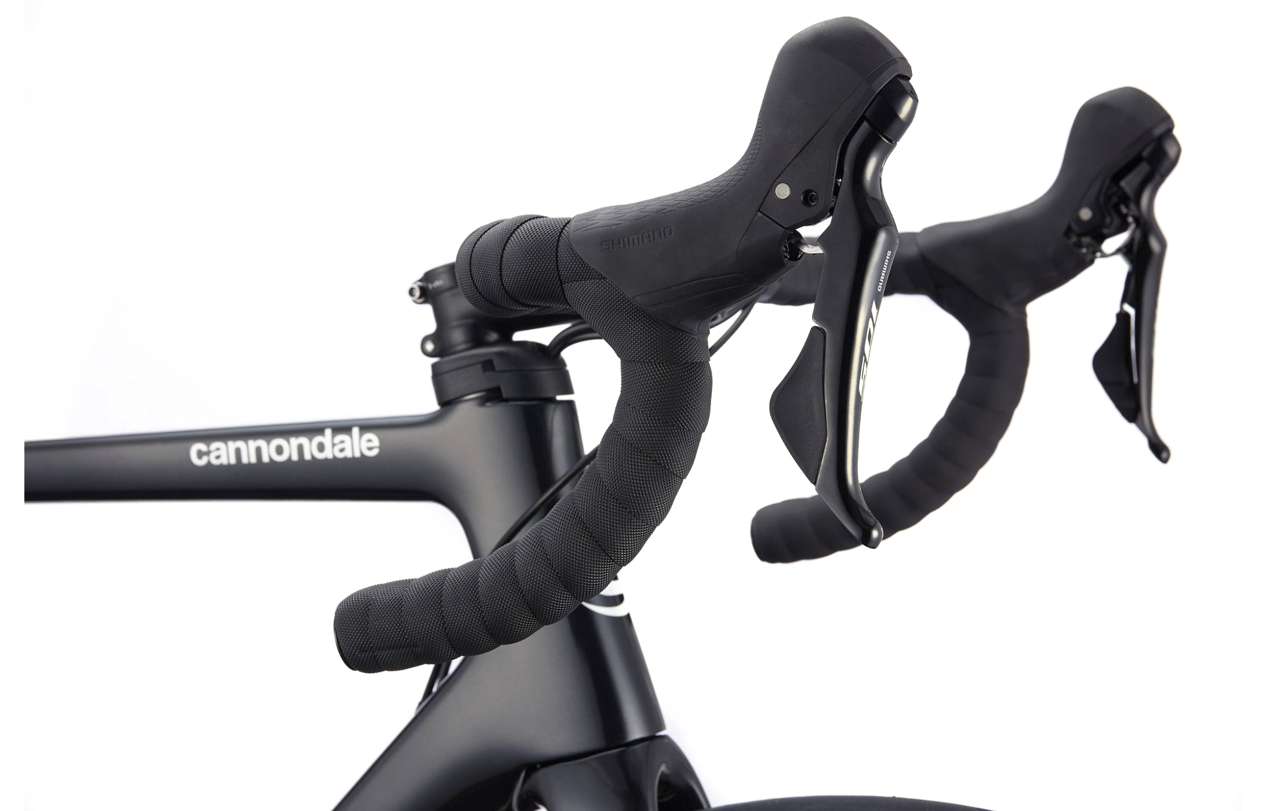 Шоссейный велосипед Cannondale SuperSix Carbon 105 Disc 28" Черно-белый 2020