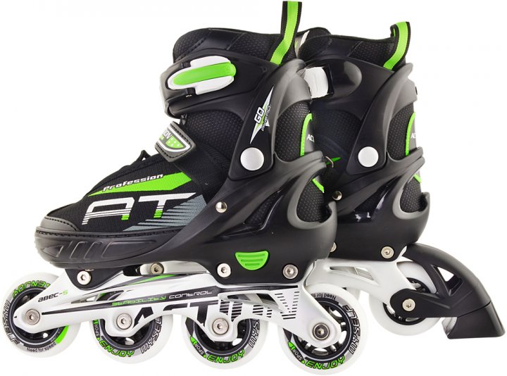 Роликовые коньки раздвижные Action Chris, Green
