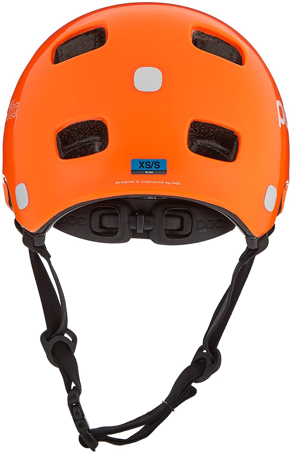 Велошлем POC Pocito Crane Fluorescent Orange, р.M/L