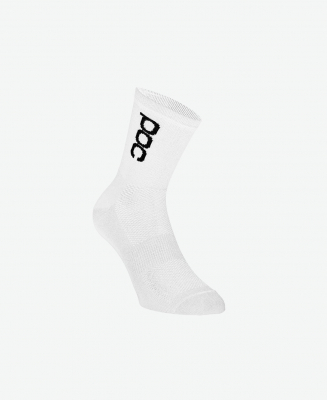 Носки велосипедные POC Essential Road Lt Sock, Hydrogen White, L