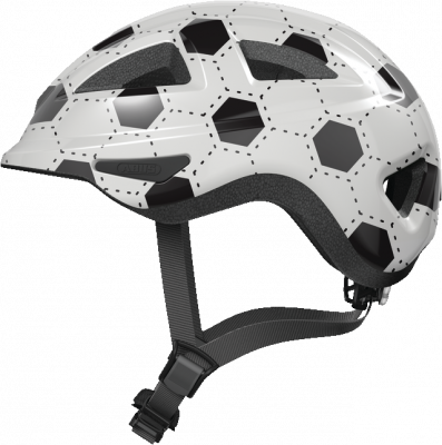 Велошлем детский ABUS Anuky 2.0, White Football