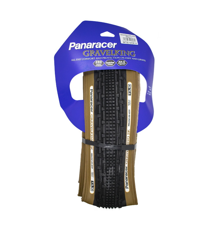 Покрышка Panaracer GravelKing SK 28" (700), Black/Brown