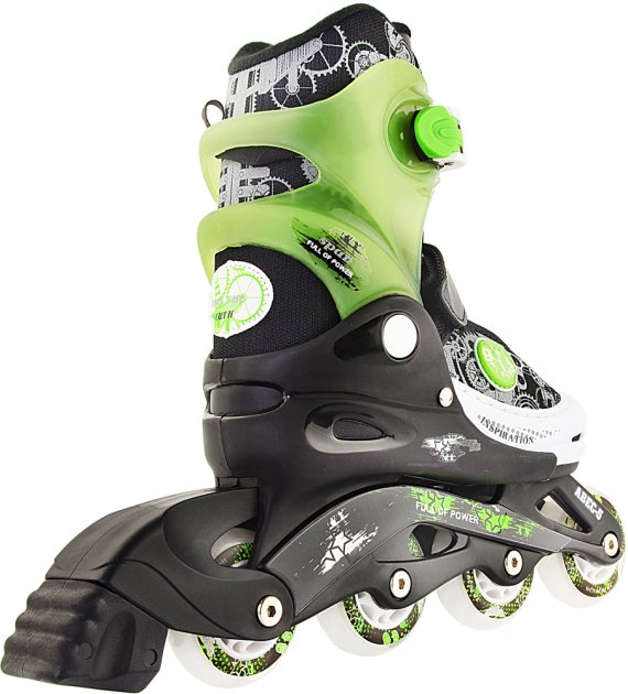 Роликовые коньки раздвижные Action Pat, Green