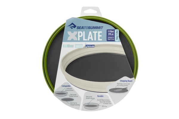 Миска складная X-Plate, 1170 мл, Olive от Sea to Summit