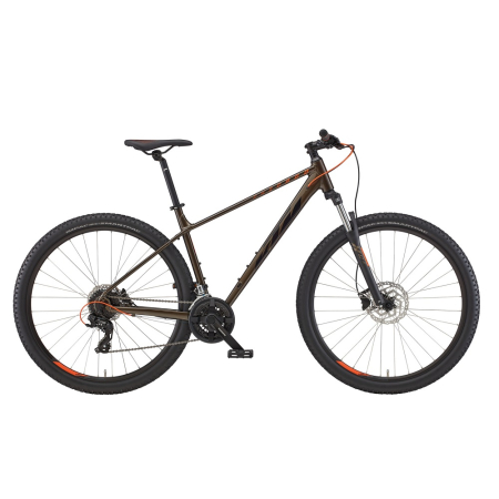 Горный велосипед KTM CHICAGO 292 29" рама L/48, темно-зеленый (черно-оранжевый), 2022