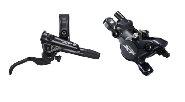 Гальмо гідравл. дискове SHIMANO M8100 DEORE XT заднє (права ручка, каліпер, гідролінія 1700мм)