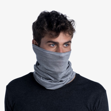Шарф-труба Buff Lightweight Merino Wool, Solid Light Grey
