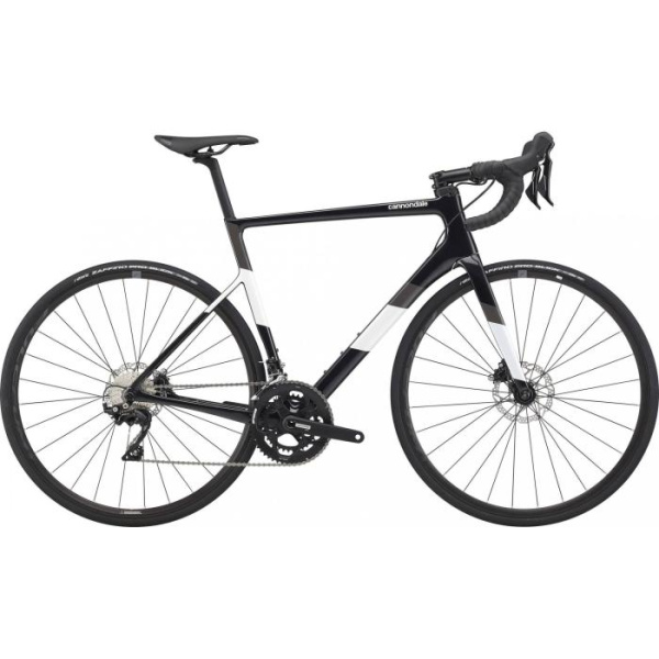 Шоссейный велосипед Cannondale SuperSix Carbon 105 Disc 28" Черно-белый 2020