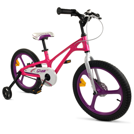 Велосипед RoyalBaby GALAXY FLEET PLUS MG 18", OFFICIAL UA, розовый