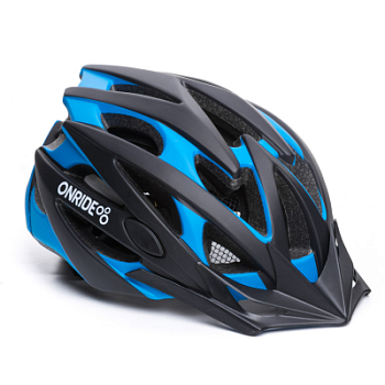 Велошлем Onride Cross, Матовый черный/Синий