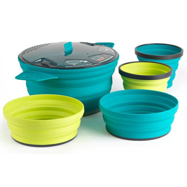 Набор складной посуды X-Set 31 Mix color от Sea to Summit