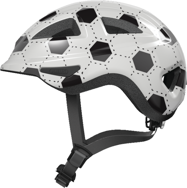 Велошлем детский ABUS Anuky 2.0, White Football
