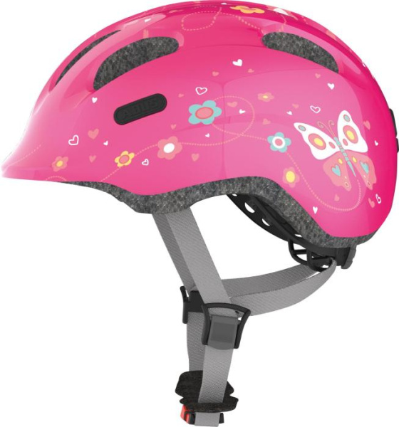 Велошолом дитячий Abus Smiley 2.0 Pink Butterfly M (50-55 см)