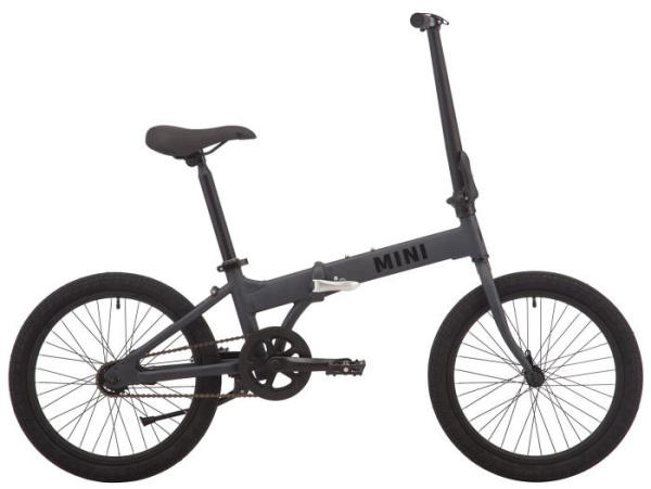 Городской велосипед Pride Mini 1 20" Темно-серый/Черный 2020