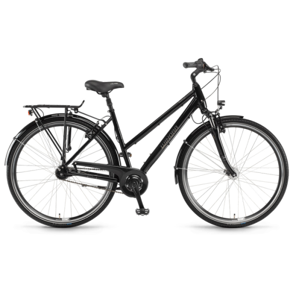 Городской велосипед Winora Holiday N7 Women, Black, 2020