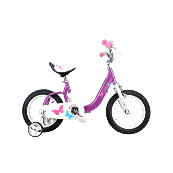 Детский велосипед RoyalBaby Butterfly 18", OFFICIAL UA, Фиолетовый