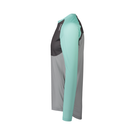 Джерси POC MTB Pure LS Jersey, Lt Fluorite Green/Sylvanite Grey/Alloy Grey, L