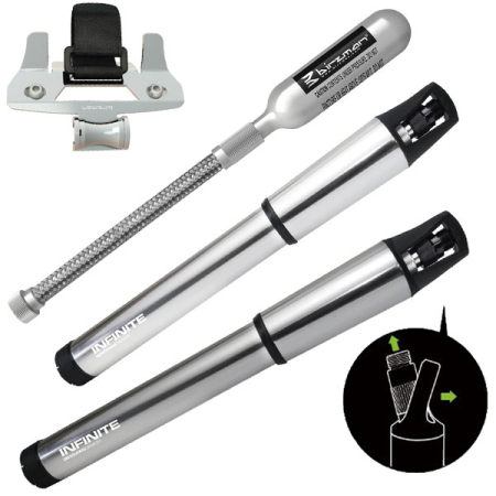 Насос Birzman Infinite, 90psi, Серебристый